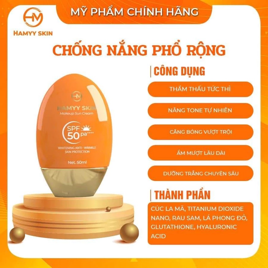 Kem chống nắng Hamyy Skin